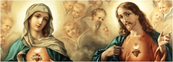 Najświętsze Serce pana Jezusa i Niepokalane Serce Maryi